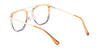 Orange Purple Jayce - Aviator Glasses