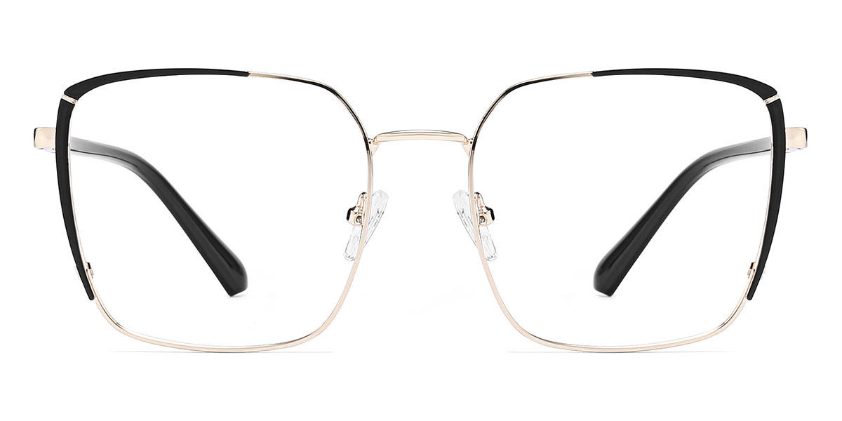 Black Gold Osborn - Square Glasses