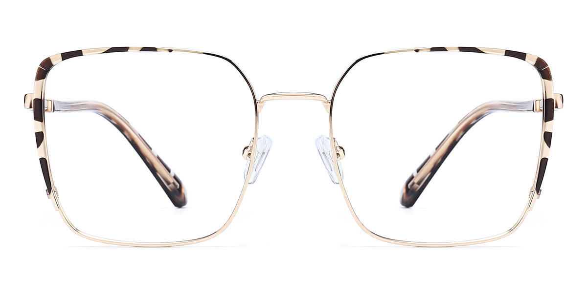Gold Tortoiseshell Osborn - Square Glasses