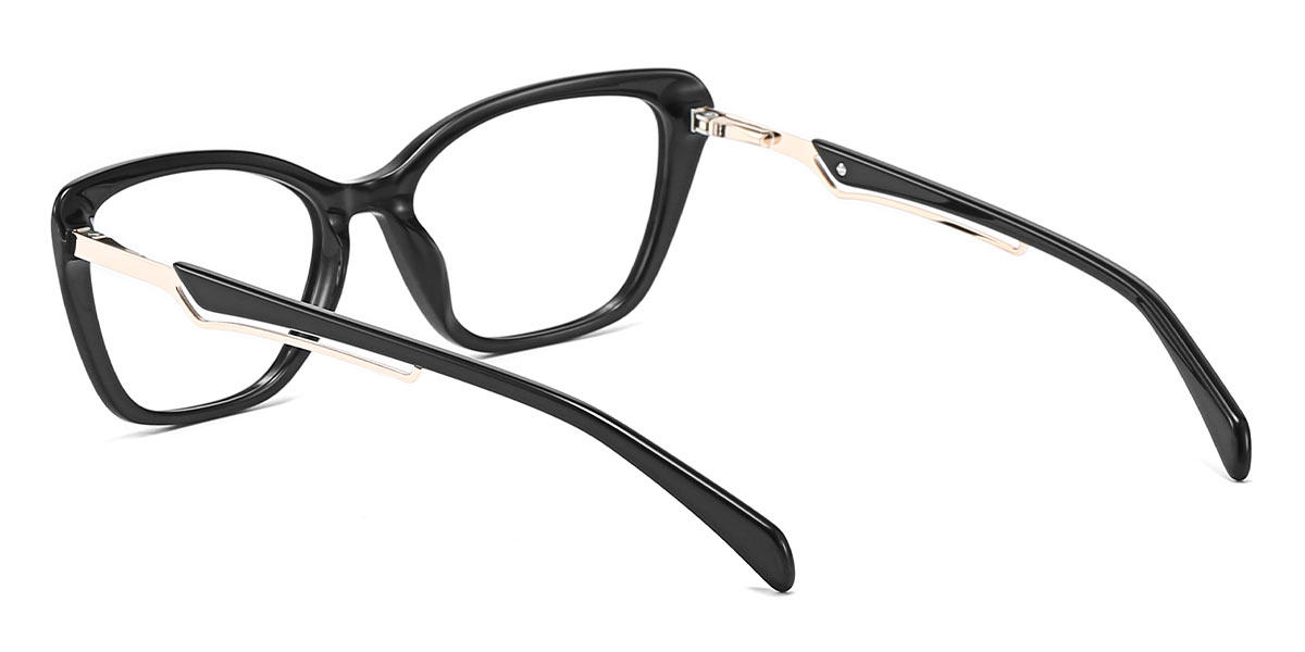 Black Hedy - Rectangle Glasses