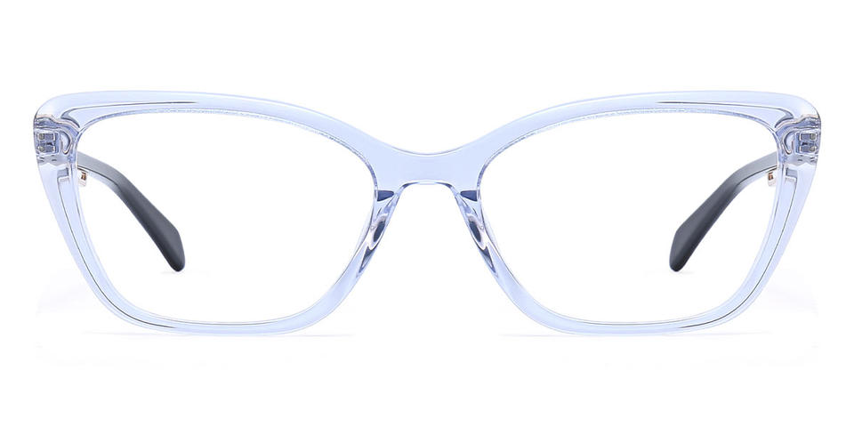 Light Blue Hedy - Rectangle Glasses