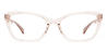 Light Pink Hedy - Rectangle Glasses