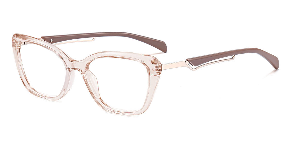 Light Pink Hedy - Rectangle Glasses