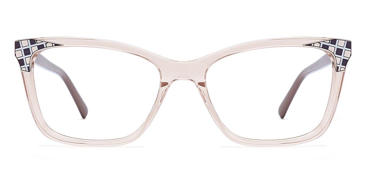 Light Pink Cherry - Rectangle Glasses