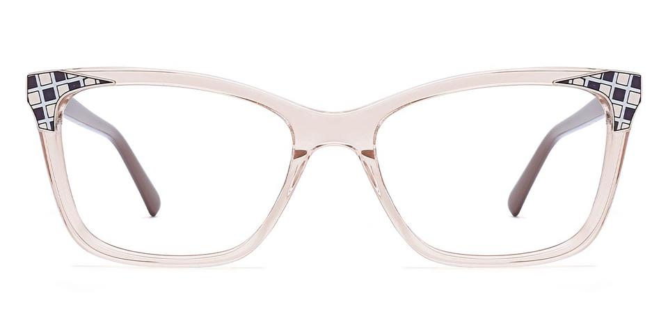 Light Pink Cherry - Rectangle Glasses