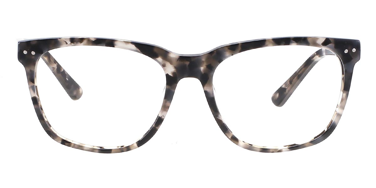 Black Tortoiseshell Griselda - Rectangle Glasses