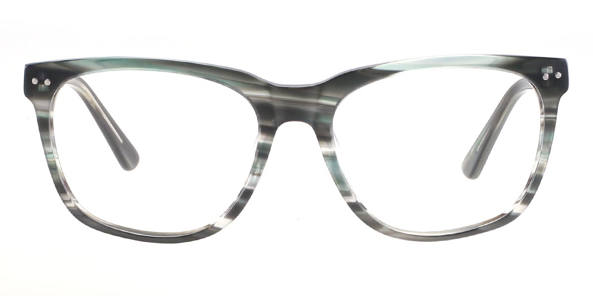 Griselda - Rectangle Grey Glasses For Women & Men