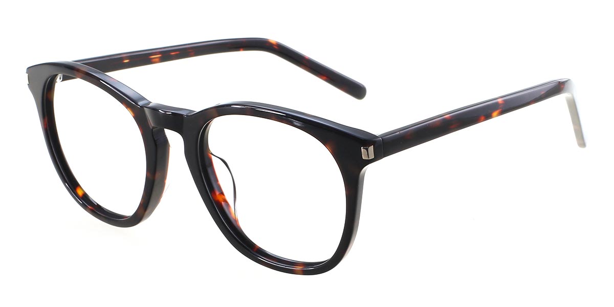 Deep Tortoiseshell Irma - Square Glasses