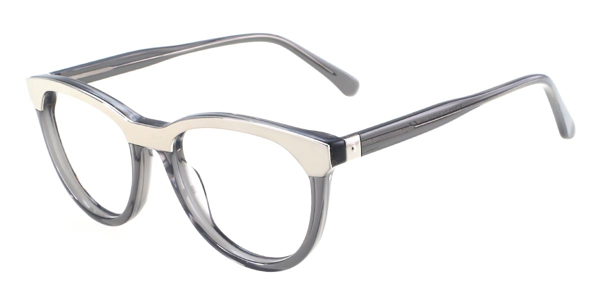 Grey Judy - Oval Glasses