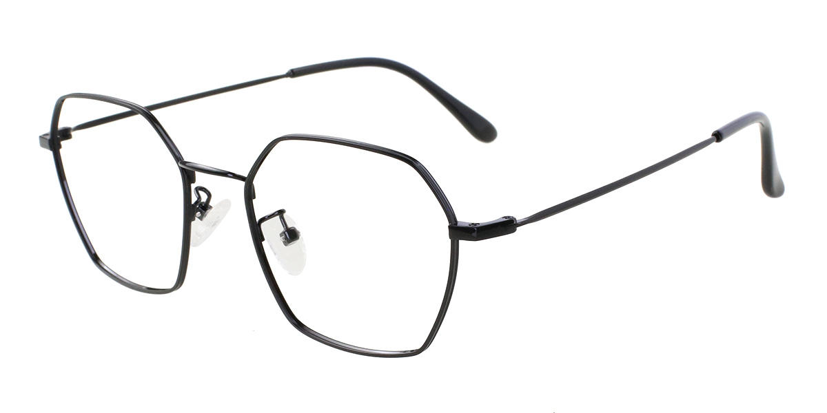 Black Nelly - Oval Glasses