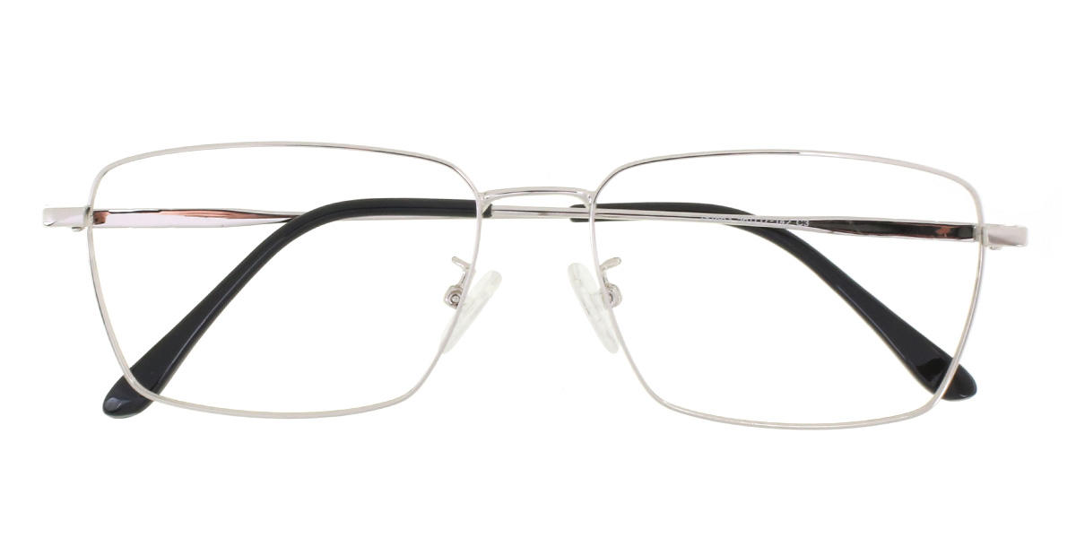 Silver Marvin - Rectangle Glasses