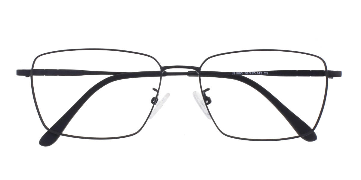 Black Marvin - Rectangle Glasses