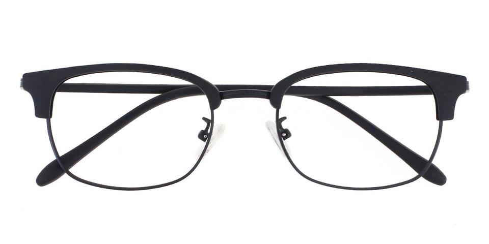 Black Steward - Rectangle Glasses