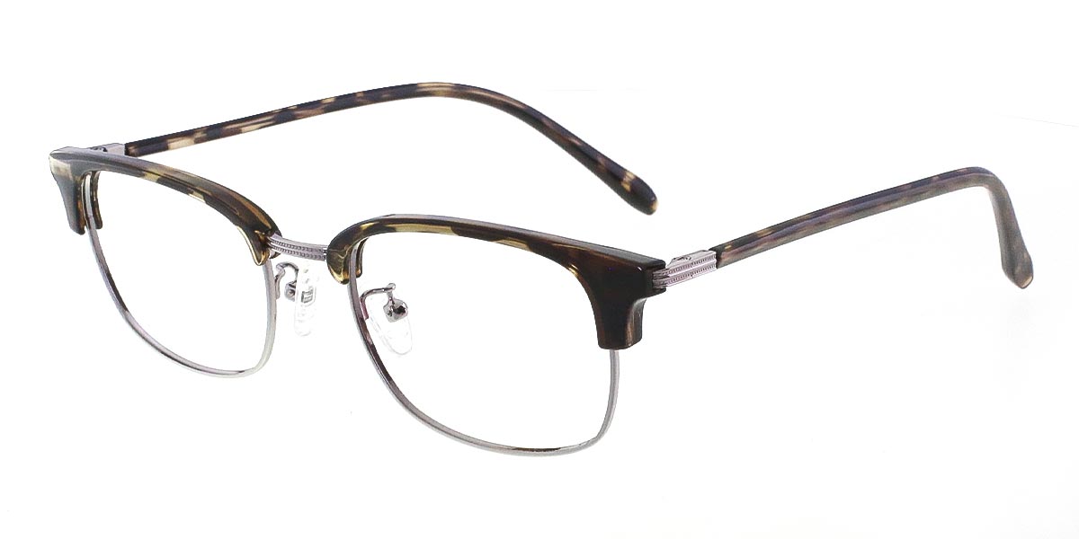 Grey Tortoiseshell Steward - Rectangle Glasses