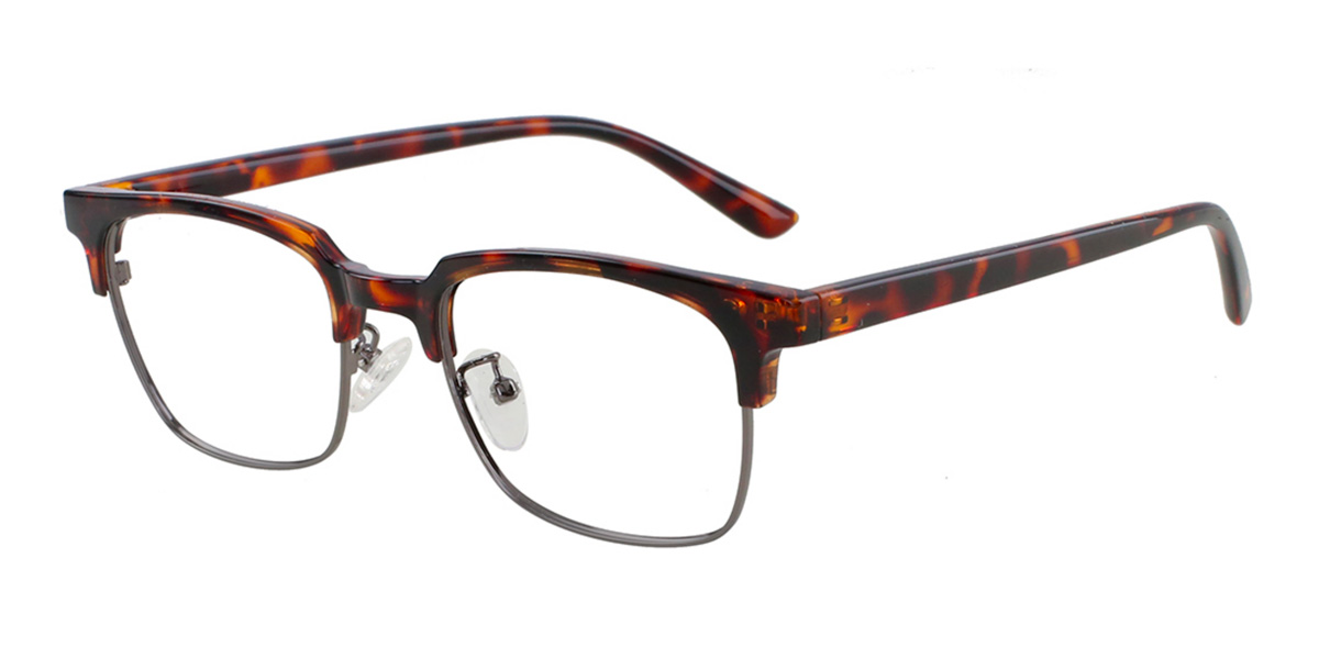 Gun Tortoiseshell Virgil - Rectangle Glasses