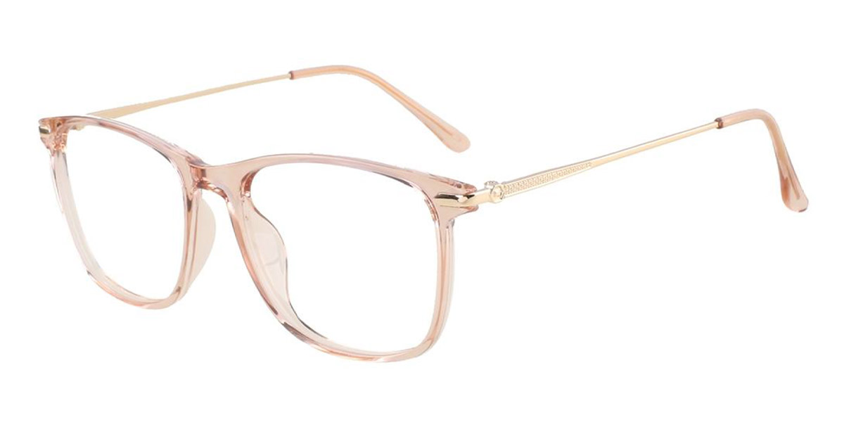 Light Pink Winfred - Square Glasses