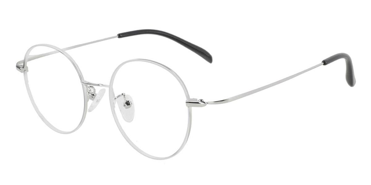 Silver Saxon - Oval Glasses