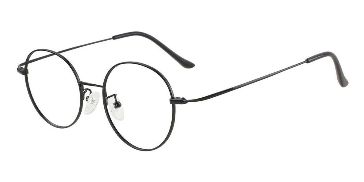 Black Saxon - Oval Glasses