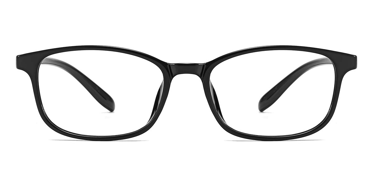 Black Norma - Rectangle Glasses