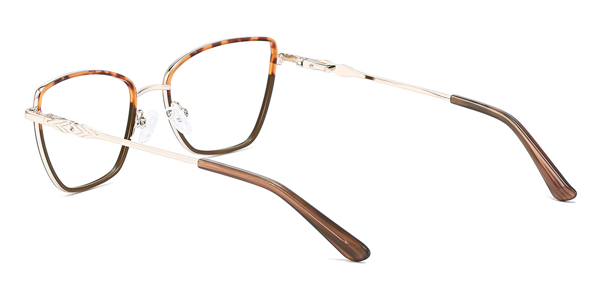 Brown Tortoiseshell Genevieve - Cat Eye Glasses