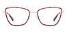 Red Red Tortoiseshell Genevieve - Cat Eye Glasses
