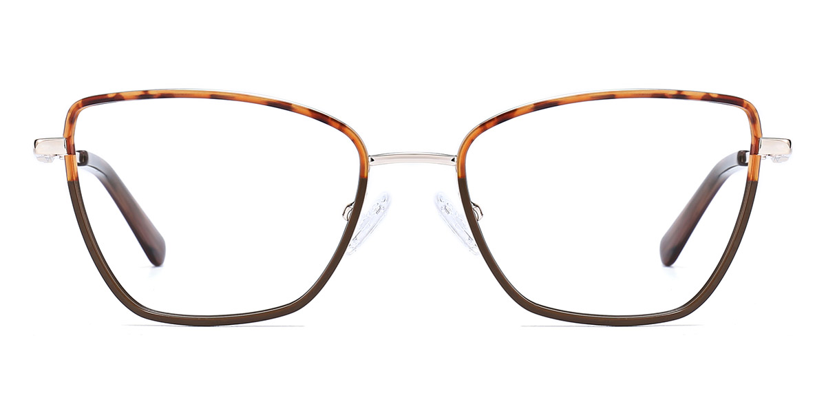Brown Tortoiseshell Genevieve - Cat Eye Glasses