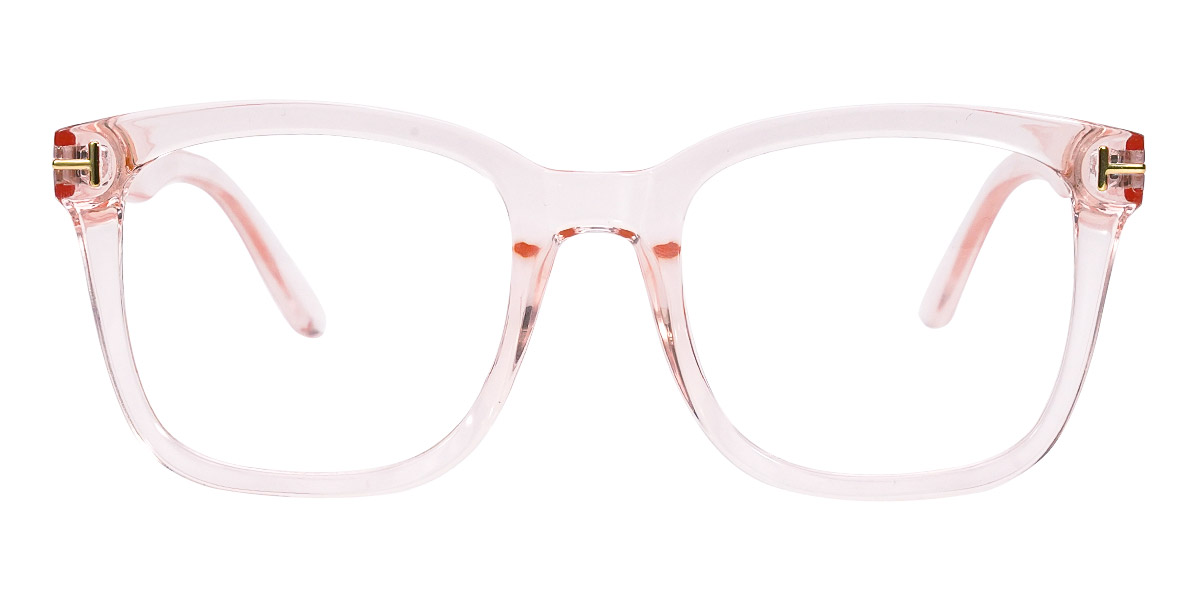 Light Pink Heloise - Square Glasses