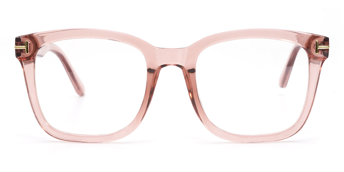 Nude Pink Heloise - Square Glasses