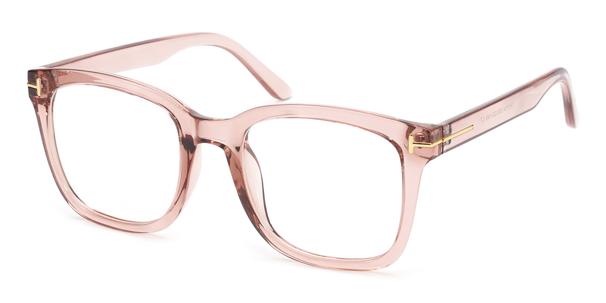 Nude Pink Heloise - Square Glasses