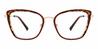Wine Tortoiseshell Gladys - Cat Eye Glasses