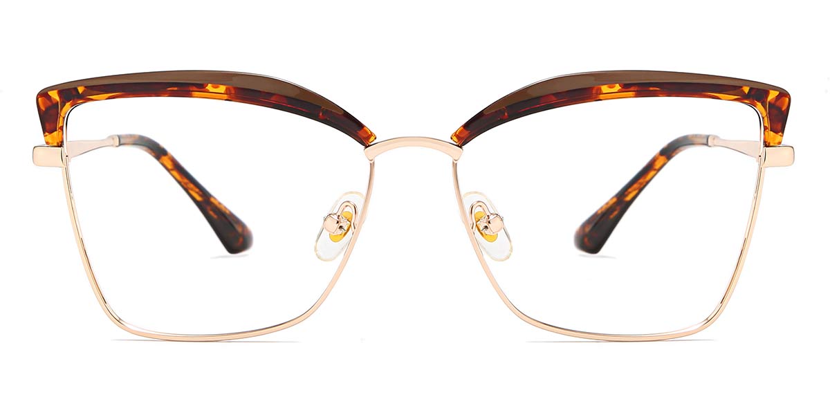 Frêne Brun Écaille de tortue Eileen - Cat Eye Glasses