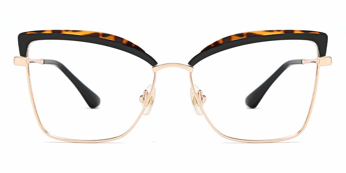 Black Tortoiseshell Eileen - Cat Eye Glasses