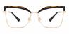 Black Tortoiseshell Eileen - Cat Eye Glasses