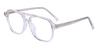 Clear Purple Doreen - Aviator Glasses