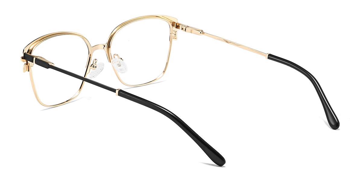 Black Constance - Rectangle Glasses