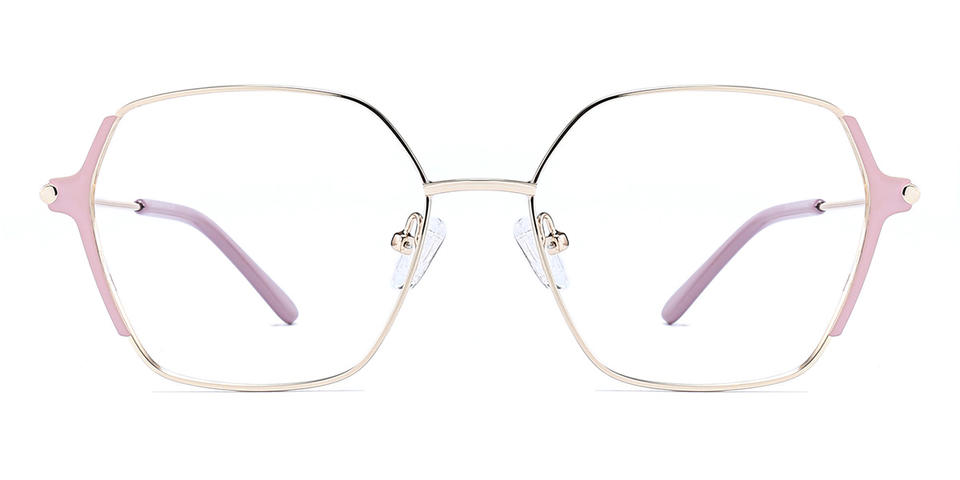 Pink Dinah - Rectangle Glasses