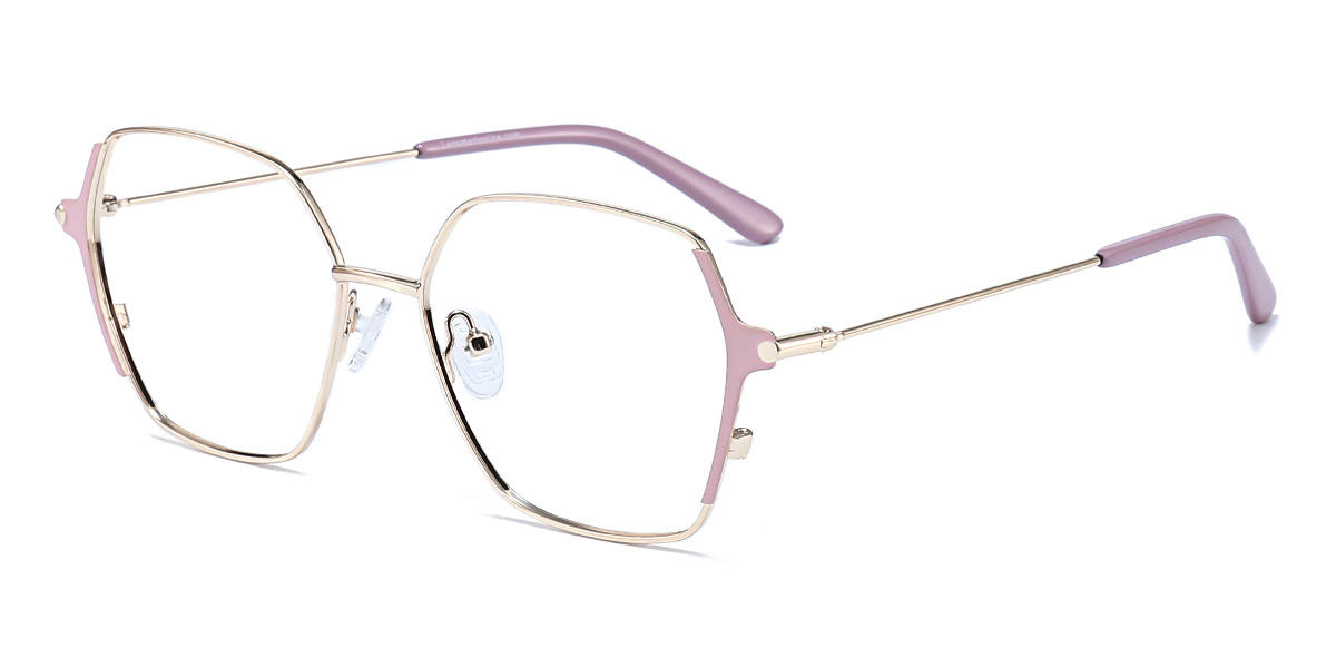 Pink Dinah - Rectangle Glasses