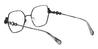 Black Antonia - Rectangle Glasses