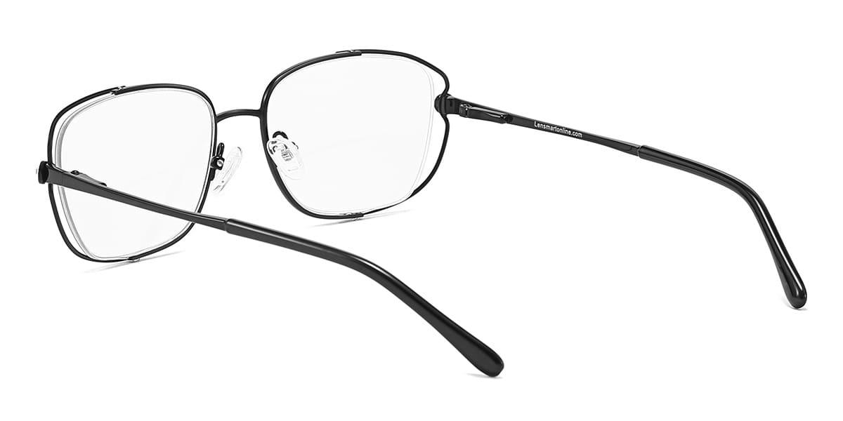 Black Eartha - Rectangle Glasses