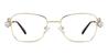 Gold Beryl - Rectangle Glasses