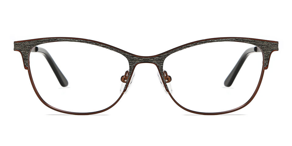 Brown Alma - Rectangle Glasses