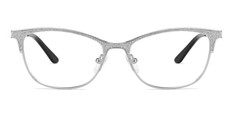 Silver Alma - Rectangle Glasses