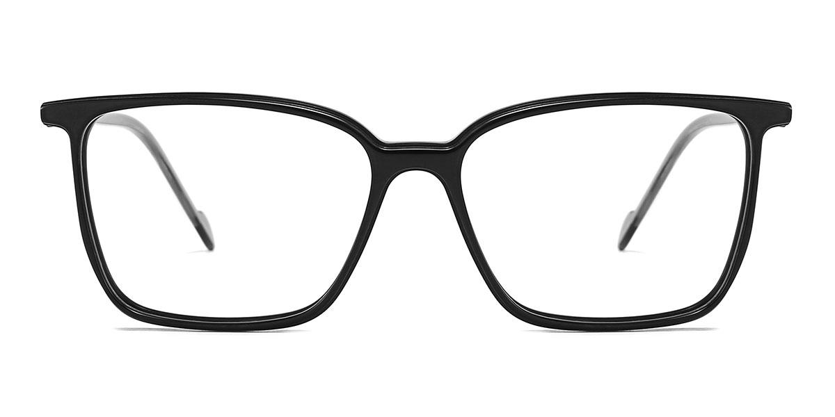 Black Filippo - Rectangle Glasses