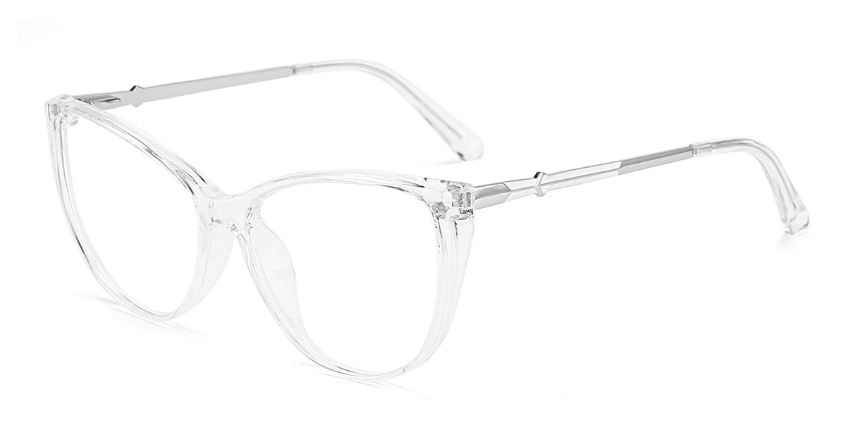 Caius - Cat Eye Clear Glasses For Women