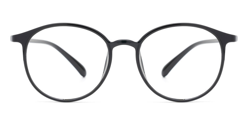 Black Edwina - Oval Glasses
