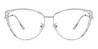 Clear Grey Lethe - Cat Eye Glasses