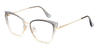 Gradient Grey Lorelei - Cat Eye Glasses