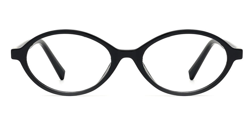 Black Andrea - Oval Glasses