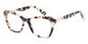 Tawny Tortoiseshell Blanche - Rectangle Glasses
