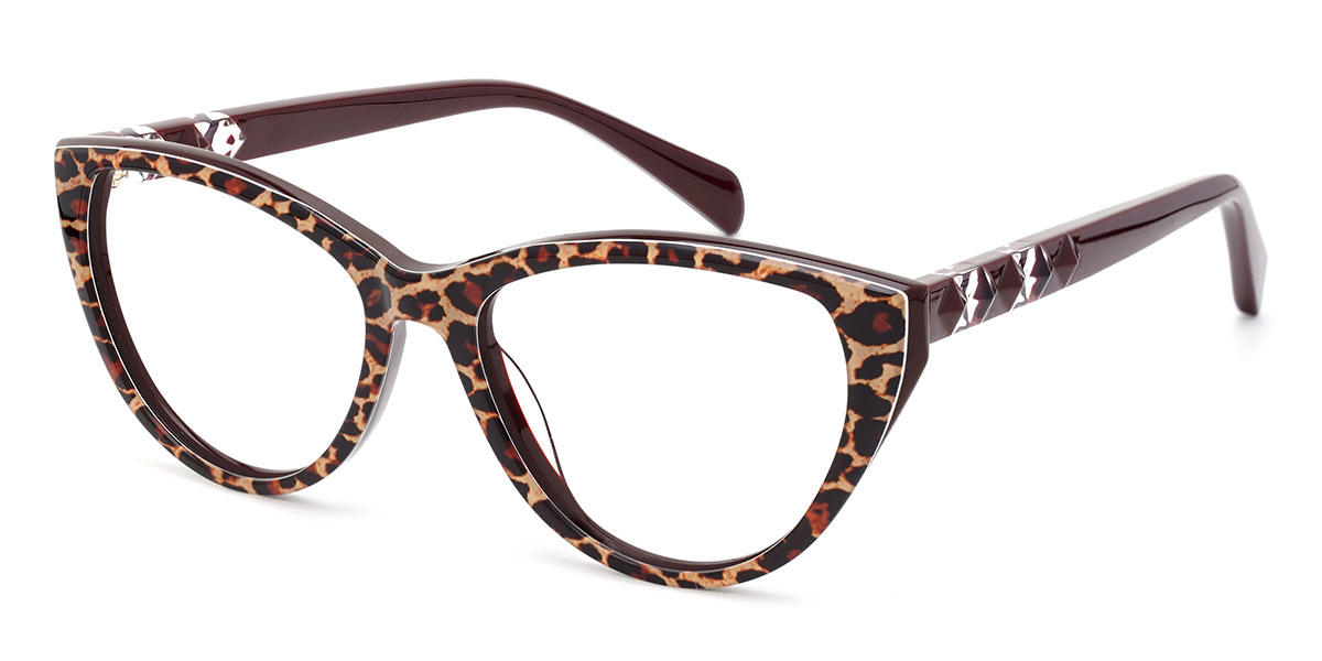 Khaki Tortoiseshell Ethel - Cat Eye Glasses